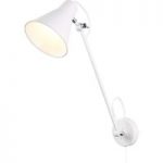 8570666 : Wandlampe 6302 aus Metall, weiß-chrom | Sehr große Auswahl Lampen und Leuchten.