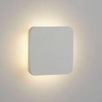 8570667 : LED-Wandleuchte Gypsum 15x15cm aus weißem Gips | Sehr große Auswahl Lampen und Leuchten.