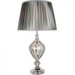 8570677 : Tischlampe Greyson mit Textilschirm in Grau | Sehr große Auswahl Lampen und Leuchten.