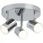 8573055 : LED-Deckenleuchte Rollo, dreiflammig, chrom | Sehr große Auswahl Lampen und Leuchten.