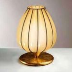 8581002 : Tischleuchte Gemma handgearbeitet amber | Sehr große Auswahl Lampen und Leuchten.