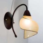 8581024 : Wandleuchte Chiocciola mit Schirm in amber | Sehr große Auswahl Lampen und Leuchten.