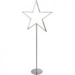 8589045 : Stern-Dekoleuchte Lucy chrom, Höhe 100 cm | Sehr große Auswahl Lampen und Leuchten.