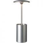 8589157 : LED-Tischleuchte Pott mit Gefäß-Ablage, silber | Sehr große Auswahl Lampen und Leuchten.