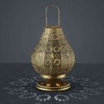 9004824 : Jasmin - Tischlampe im Orient-Design, altmessing | Sehr große Auswahl Lampen und Leuchten.