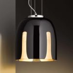 9005461 : Glas-Hängelampe Madeira, schwarz-gold 30 cm | Sehr große Auswahl Lampen und Leuchten.