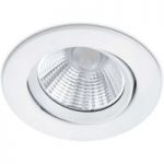 9005589 : Runder LED-Einbaustrahler Pamir in mattem Weiß | Sehr große Auswahl Lampen und Leuchten.