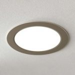 9005598 : Moderne LED-Deckeneinbauleuchte Pindos, nickel | Sehr große Auswahl Lampen und Leuchten.