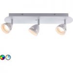 9005635 : Trio WiZ Gemini LED-Deckenleuchte 3-flg. weiß | Sehr große Auswahl Lampen und Leuchten.