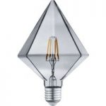 9005647 : LED-Lampe E27 4W 3.000K Diamant rauchfarben | Sehr große Auswahl Lampen und Leuchten.