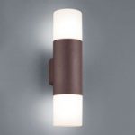 9005732 : Außenwandlampe Hoosic 2-flammig rost | Sehr große Auswahl Lampen und Leuchten.