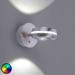 9005741 : Trio WiZ Vista LED-Wandleuchte, nickel matt | Sehr große Auswahl Lampen und Leuchten.