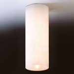 9020020 : Schlichte Deckenleuchte DELA aus weißem Glas | Sehr große Auswahl Lampen und Leuchten.