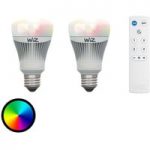 9038079 : E27 WiZ LED-Lampe 2er Set mit FB, Lf. RGB + weiß | Sehr große Auswahl Lampen und Leuchten.
