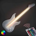 9039014 : Rockige LED-Wandleuchte Gitarre aus dem 3D-Drucker | Sehr große Auswahl Lampen und Leuchten.