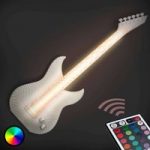 9039015 : Gitarre - weiße LED-Wandleuchte, 3D-Druck | Sehr große Auswahl Lampen und Leuchten.