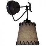 9514433 : Wandleuchte Timor, Textil, schwarz | Sehr große Auswahl Lampen und Leuchten.