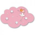 9606072 : Deckenleuchte Wolke Ballerina rosa 4-flammig | Sehr große Auswahl Lampen und Leuchten.