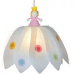 9606182 : Hängeleuchte Blüte Prinzessin weiß-bunt | Sehr große Auswahl Lampen und Leuchten.