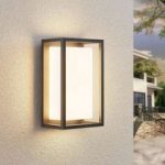 9616157 : Lucande Ilirian LED-Außenwandleuchte aus Aluminium | Sehr große Auswahl Lampen und Leuchten.