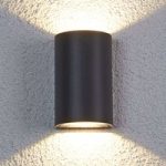 9618016 : Halbrunde LED-Außenwandleuchte Jale | Sehr große Auswahl Lampen und Leuchten.