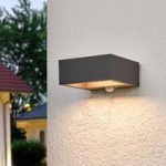 9619074 : Sensor-LED-Außenwandleuchte Mahra , solarbetrieben | Sehr große Auswahl Lampen und Leuchten.