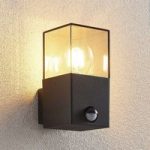 9619243 : Lucande Keke LED-Außenwandleuchte mit Sensor | Sehr große Auswahl Lampen und Leuchten.