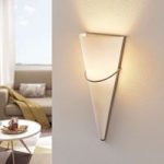 9620366 : Opalglas-LED-Wandleuchte Melek, nickel satiniert | Sehr große Auswahl Lampen und Leuchten.
