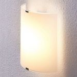 9620943 : Halbrunde LED-Wandleuchte Helmi mit Glasschirm | Sehr große Auswahl Lampen und Leuchten.