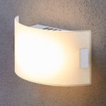 9621054 : Weiße Glas-Wandleuchte Gisela mit LED-Bestückung | Sehr große Auswahl Lampen und Leuchten.
