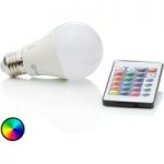 9621470 : E27 7W LED-Lampe RGBW mit FB, 500 Lumen | Sehr große Auswahl Lampen und Leuchten.