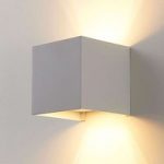 9621854 : Würfelförmige LED-Wandleuchte Zuzana, G9 dimmbar | Sehr große Auswahl Lampen und Leuchten.