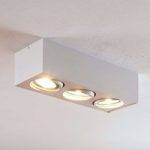 9621866 : LED-Deckenlampe Dwight in Weiß, dreiflammig | Sehr große Auswahl Lampen und Leuchten.
