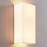 9624000 : Stoff-Wandlampe Adea, 17 cm, eckig, weiß | Sehr große Auswahl Lampen und Leuchten.