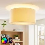 9624102 : Lindby Smart RGB-LED-Deckenlampe Everly für App | Sehr große Auswahl Lampen und Leuchten.