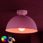 9624238 : Lindby Smart LED-Deckenleuchte Bowl 31cm weiß | Sehr große Auswahl Lampen und Leuchten.