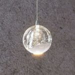 9624365 : LED-Pendellampe Hayley mit Glaskugel, 1-fl., chrom | Sehr große Auswahl Lampen und Leuchten.