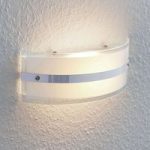 9624407 : Glas-Wandleuchte Zinka mit LED, 25 cm | Sehr große Auswahl Lampen und Leuchten.
