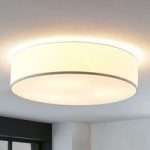 9624466 : Stoff-Deckenlampe Gordana in Weiß, 57 cm | Sehr große Auswahl Lampen und Leuchten.