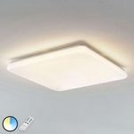 9624585 : LED-Deckenleuchte Indika, Farbwechsel CCT, eckig | Sehr große Auswahl Lampen und Leuchten.