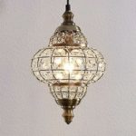 9624660 : Lindby Aziz Glas-Hängeleuchte im Orient-Design | Sehr große Auswahl Lampen und Leuchten.