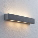 9624680 : Lindby Nellie LED-Beton-Wandlampe, Breite 50,8 cm | Sehr große Auswahl Lampen und Leuchten.