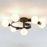 9624707 : Lindby Halvar Deckenlampe, schwarz, 6-flammig | Sehr große Auswahl Lampen und Leuchten.