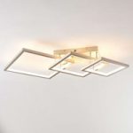 9626028 : Lucande Avilara LED-Deckenleuchte aus 3 Quadraten | Sehr große Auswahl Lampen und Leuchten.