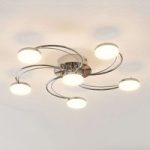 9626117 : Lindby Rouven LED-Deckenleuchte, Spiralform, 6-fl. | Sehr große Auswahl Lampen und Leuchten.