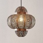 9626119 : Lindby Darlia Hängeleuchte aus Metall in Bronze | Sehr große Auswahl Lampen und Leuchten.
