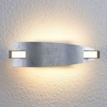 9639121 : LED-Wandleuchte Marija mit Silber-Finish | Sehr große Auswahl Lampen und Leuchten.