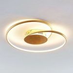 9639129 : Lindby Joline LED-Deckenleuchte, gold, 45 cm | Sehr große Auswahl Lampen und Leuchten.