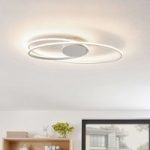 9639197 : Lindby Xenias LED-Deckenleuchte, weiß, 60 x 35 cm | Sehr große Auswahl Lampen und Leuchten.