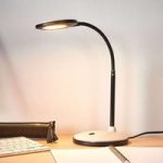 9643042 : LED-Schreibtischlampe Ivan in Hellgrau und Schwarz | Sehr große Auswahl Lampen und Leuchten.